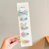 Pinzas para el pelo de bebé para niñas, no dañan el pelo, completamente cubiertas de tela, lindas pinzas de tela para flequillo, accesorios para el pelo de niños