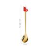 Regalo de Navidad Juego de Tenedor Cuchara de Acero Inoxidable 410 para Hogar de Alta Gama y Alto Valor Juego de Cubiertos Cuchara de Postre Cuchara
