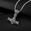 Temu promoção imperdível série Viking moda europeia e americana padrão de dragão martelo pingente retrô pingente hip hop personalizado