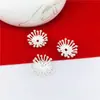 Acessórios para joias DIY flor de cobre fundido imitação núcleo de flor 15mm passo balanço Hanfu acessórios de cabelo de noiva materiais artesanais atacado