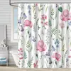 Venta Directa de Fábrica Juego de Cortinas Divisorias Impermeables, Cortina de Baño Bloqueadora de Agua Sin Taladro, Cortina de Ducha Antimoho Personalizada