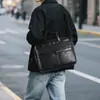 Bolsa de Portátil de Alta Gama para Viajes de Negocios 14 pulgadas para Hombres y Mujeres Felpa Resistente a Golpes Impermeable Piel de PU Bolsa para Portátil