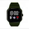 Reloj Digital Simple de Moda para Estudiante Pantalla Digital Reloj Digital LED Estilo Harajuku Reloj LED de Astronauta