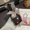 Funda para Teléfono Móvil Samsung Zfold6 Aplicable Transfronteriza Diamante Brillante Degradado de Lazo Zfold 50% de Descuento Pantalla Apilada Zfold4 Pulsera