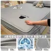 Protector de Colchón de Seda de Hielo Pieza Única 2025 Nuevo Verano Clase A Amigable para Bebés Cubierta de Cama de Seda de Hielo Protector de Colchón