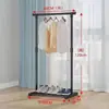 Fábrica de tendedero de piso para interiores para el hogar perchero de interior para ropa perchero de dormitorio simple estante de almacenamiento para balcón para secar ropa
