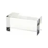 En Stock Cubo Columna de Ladrillo de Cristal Exhibidor de Mostrador para Joyería Soporte de Exhibición de Modelo de Espécimen Mineral con Base Transparente