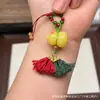 Cera de Abeja de Segunda Generación Varios Estilos Oso Bolsa de Queso Colgante Llavero DIY Exquisito Adorno de Joyería