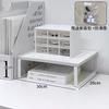 Suporte Elevado para Computador Dormitório Monitor de Laptop Desktop Suporte de Armazenamento de Madeira Pad para Mesa de Escritório Suporte Alto para Armazenamento