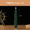 Adesivos LED de Desenho Animado Mais Vendidos Transfronteiriços, Velas para Poste de Árvore de Natal, Luzes de Vela Eletrônicas, Luzes Criativas de Atmosfera de Natal em Formato de Bala