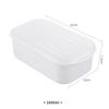 Caja de conservación de carne congelada para refrigerador, refrigerador de grado alimenticio, plástico especial con tapa, caja sellada para alimentos congelados y conservantes de frutas
