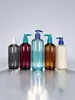 Botella de Relleno de Emulsión de 300 ml Botella de Emulsión Tipo Dispensador de 400 ml Botella de Plástico de 500 ml Botella de Champú