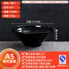 Bol de Melamina A5 para Fideos Estilo Nórdico Bicolor Vajilla para Uso en Restaurante, Adecuado para Sopa de Fideos Caracol, Hot Pot Picante, Restaurante de Fideos Comercial, Bol de Plástico para Ramen de Res