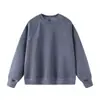 Moletom Yidao Vintage 2026 Outono Novo Estilo Americano Lavado e Desgastado Gola Careca Unissex Streetwear Caimento Solto Versátil