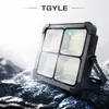 Luces Solares de Alto Brillo, Luces Impermeables Recargables para Mercados Nocturnos, Bombillas para Puestos Domésticos, Luces LED de Emergencia para Camping al Aire Libre