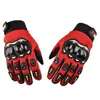 Guantes de motocicleta de moto protectores de dedo completo pantalla táctil masculinos Caballero dedo largo deportes al aire libre transpirables medio dedo hombres conducción