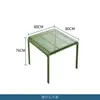 Cafetería Famosa en Internet de Té con Leche Set de Mesa y Sillas para Exterior Todo de Aluminio para Patio Jardín Balcón Asientos de Ocio Muebles de Exterior