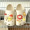 Zuecos DIY creativos de papas fritas y hamburguesa para niños, zapatos lindos de dibujos animados para exteriores para niños y niñas, sandalias cerradas para padres e hijos