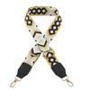 Bolso bandolera ancho de hombro cruzado de 38 mm con brocado de poliéster nueva venta caliente correa de hombro ajustable lona ancha bolso bandolera