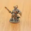 Modelo de Guerreiro Anão Soldado de Cobre Sólido Retro Peças de Xadrez de Jogo de Tabuleiro Feitas à Mão Enfeites de Cobre para Carro Brinquedos para Meninos