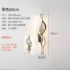 Lámpara de Pared Minimalista Moderna Nórdica de Rayas para Dormitorio Sala de Estar Rejilla Fondo de Sofá Lámpara Arte de Pared de Lujo Ligero