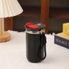 Nueva Taza de Café Portátil para Exteriores Termo de Acero Inoxidable 304 Taza de Agua Mini Sencilla con Cuerda para Llevar Venta al por Mayor