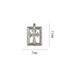 Nuevas Joyas para Uñas LZ Corazón de Crohn Cruz Cuadrado Largo Amor Gota de Agua Joyería Lazo Uñas Accesorios Estéreo