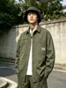 Ins estilo Hong Kong a juego para exteriores camisa larga casual de color liso para hombre camisa de trabajo moderna holgada versátil ropa para hombre