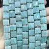 10mm Ágata de Cristal Jade Quadrado Feito à Mão com Contas Quadrado Plano Peça Cortada Acessórios para Joias Contas Soltas Atacado