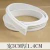 Tira decorativa francesa de línea suave de PVC, línea de PU de arco curvo, línea de yeso para puerta de arco estilo europeo, tira de borde autoadhesiva
