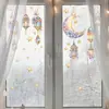 Brup Lindo Adesivo de Parede Lanterna Estrela e Lua para Quarto Sala de Estar Estilo Exótico Romântico Curativo Adesivo Decorativo Hs4936C