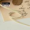 Vendas diretas da fábrica 0,4 / 0,6 cm ouro e prata não-elástico Chanel estilo requintado quilha cobra barriga corda roupas cinto decorativo