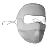 Mascarilla de Seda de Morera para Mujer Otoño e Invierno, Transpirable, a Prueba de Frío, Cálida y Protectora del Sol, Protección para los Ojos, Mascarilla Facial Ligera y Suave