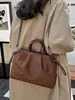 Bolso de Mano Plegado Suave Estilo Coreano Novedad Primavera 2026 Bolso Cruzado de Gran Capacidad Bolso de Hombro de Cuero PU de Alta Gama