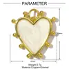 Dados Franceses para el Amor Colgante de Cobre con Circonita DIY Estilo Ins Colgante de Collar Femenino Estrella Cola de Pez Cachorro