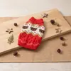 Roupas de cachorro novas para outono e inverno de 2026, suéter de urso Fair Isle, espessado e quente, conjunto com capuz para animais de estimação de inverno