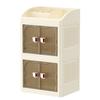 Caja de almacenamiento de cosméticos de escritorio multicapa de gran capacidad, caja organizadora para labiales y productos para el cuidado de la piel, mueble de almacenamiento para dormitorio o casa de alquiler