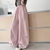 Pantalones de Pierna Ancha para Niñas Otoño Estilo Versátil 2026 Nuevos Pantalones Casuales Primavera y Otoño para Niños Mayores Pantalones Largos Pantalones Deportivos