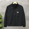 Jaqueta masculina direto da fábrica primavera e outono casual masculina solta tendência da moda all-match gola alta jaqueta respirável ao ar livre estilo