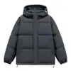 Chaqueta de Algodón Gruesa con Capucha y Forro Polar 2026 Invierno Nuevo Estilo Uniforme de Grupo Estilo de Negocios Impermeable Cálido Casual Abrigo de Algodón para Hombre