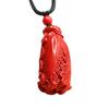 Colgante de Cinabrio Aiyu Colgante de Col de Arena Roja Collar de Chensha Joyería de Estilo Étnico Fabricante Mayorista S4031006