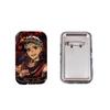 Insignia de Metal Personalizada Rectangular para Mascotas Doble Flash Láser Dibujos Animados Anime Japonés Transfronteriza