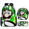 Nueva Mochila Escolar de Dibujos Animados de Mario de Amazon Mochila para Estudiantes de Primaria y Secundaria Mochila Super Mario Juego de Tres Piezas en Stock