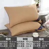 Par de Almohadas con Funda para Dormir Núcleo de Almohada de Hotel Soporte para el Cuello Siesta en Casa Terciopelo de Plumas