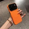 Funda de teléfono con tacto de piel y diseño de ondas, funda suave magnética para Apple 17, adecuada para Apple 16 Pro Max, venta al por mayor de material transfronterizo