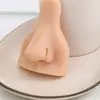Cross-border europeu e americano avançado senso 26 letras em forma de U diamante nariz unha feminino nicho design senso simples não-perfurante nariz clipe