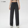 Calça de Yoga de Cintura Alta com Pernas Largas para Esportes ao Ar Livre, Calça de Yoga de Treinamento Fitness Alta Elasticidade Amiga da Pele