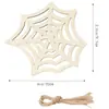 Artesanía de Madera Colgantes de Halloween Calabaza, Araña, Fantasma, Bruja Decoraciones Colgantes Halloween DIY