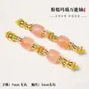 Acessórios para Eixo Principal de Ágata Cera Rosa Natural Estilo Xizang Contas Artesanais DIY Novo Estilo Chinoiserie Acessórios de Contas Budistas