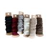 Calcetines para niños Apilados Caña Larga Coreanos Maillard Vintage Cálidos Invierno Medianos y Grandes Calcetines de Pantorrilla Rojo Áncora